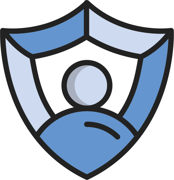 Secure cell phone recycling icon